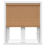 lifetime grain golden oak wood venetian blind 1