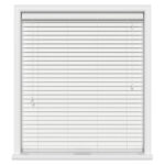 lifetime grain white wooden blind