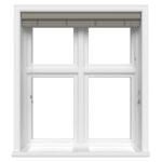 lifetime smooth dark grey wood venetian blind 2