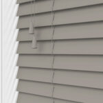 lifetime smooth dark grey wood venetian blind 5