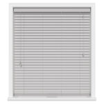 lifetime smooth light grey wood venetian blind